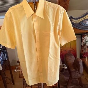 Leo Chevalier Yellow Dress Shirt 16.5